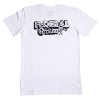 T Shirt Federal Racer Blanc 