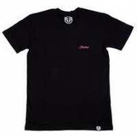 T Shirt Federal Lacey Black / Cranberry Print