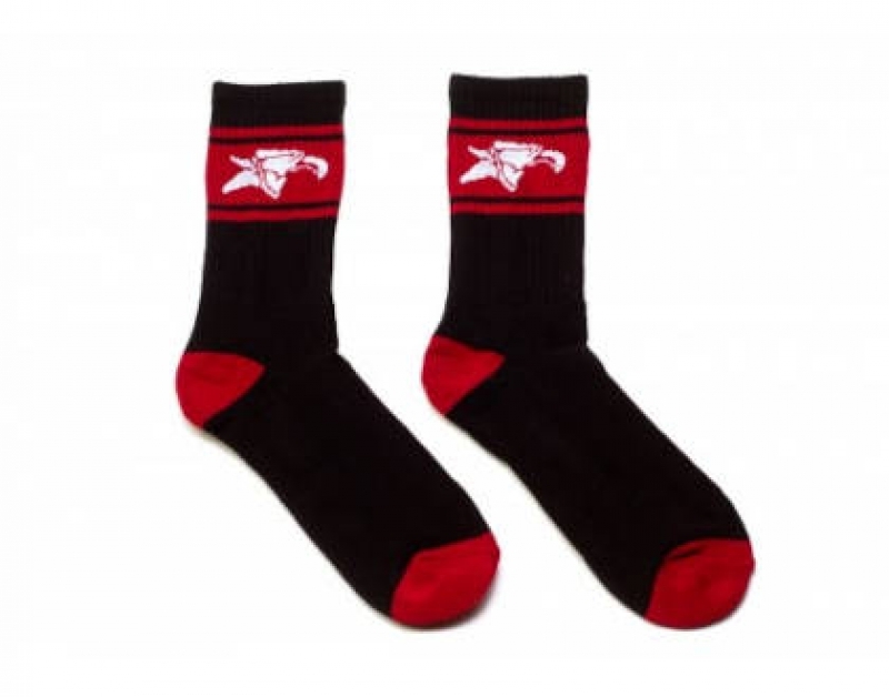 Chaussettes Animal Black / Red