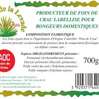 Sachet de foin de Crau de 700g (x24 + 2 gratuits)