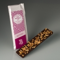 Chocolat noir Morogoro 68 % - Amandes Demi Tablette 45g